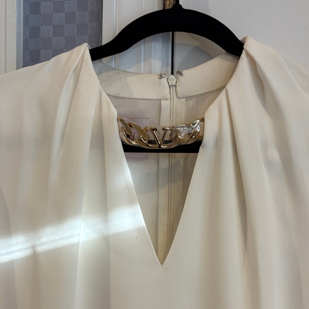 Valentino Garavani Cream Mini Dress